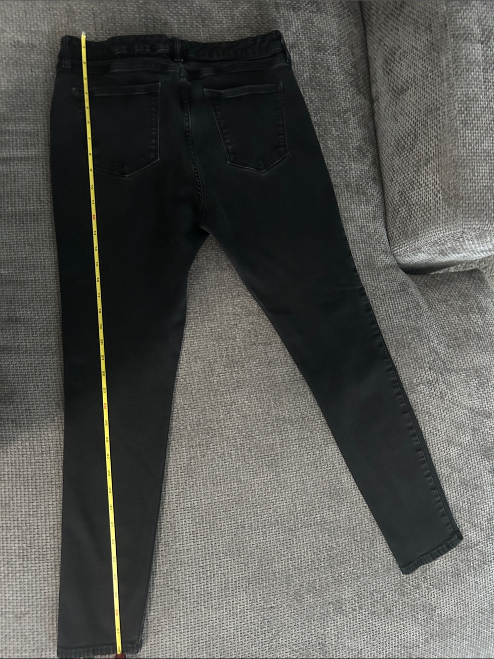 a.n.a A New Approach Women’s Size 14 Mid Rise Skinny Black Stretch Jeans - Picture 8 of 12